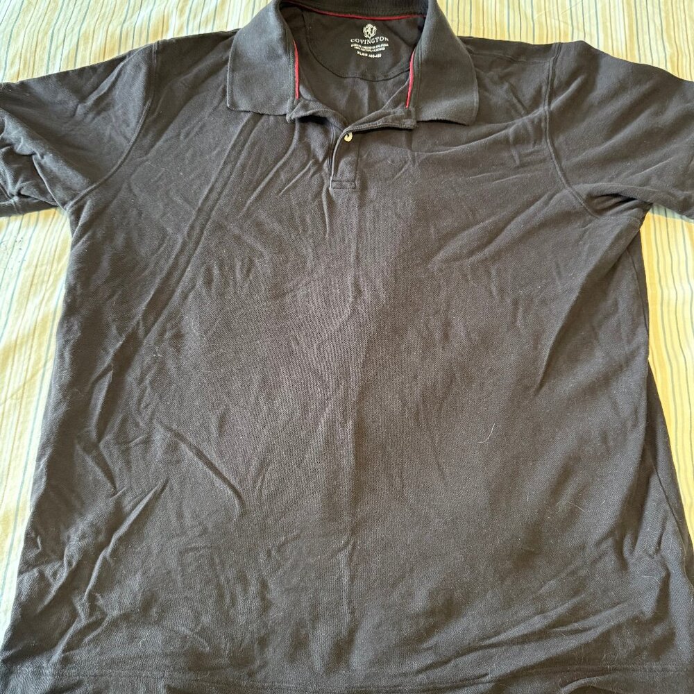 Men's Black Covington Polo XL Short Sleeve